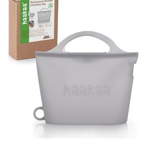 Haakaa Gray Multipurpose Silicone Steamer Bag
